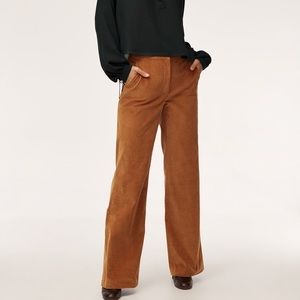 Babaton Cole Corduroy Wide Leg Pant